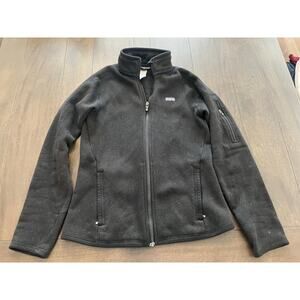 Patagonia Black Full Zipper Corded Jacket Size Small